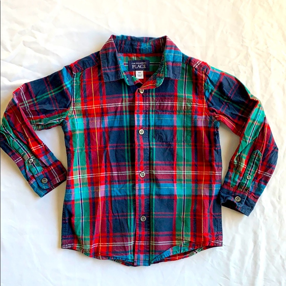 Plaid button down